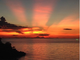 Sonnenuntergang am Meer