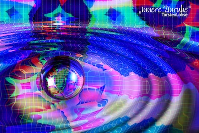 Abstraktes Bild über innere Unruhe