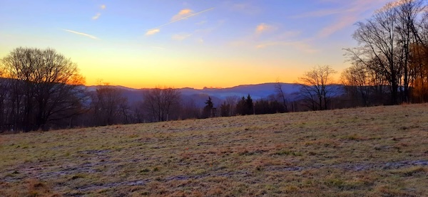 Sonnenaufgang im Odenwald