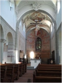Reichenau, St. Peter und Paul, Blick auf den Altar  