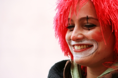 Weiblicher Clown