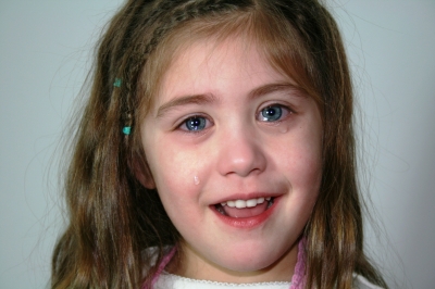 Maedchen mit Traenen