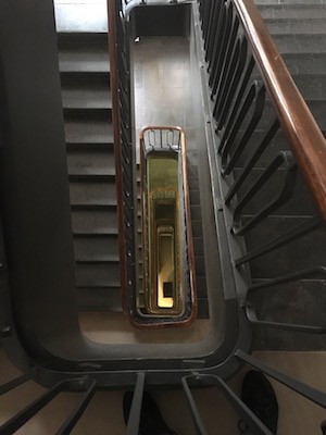 Treppenhaus von oben