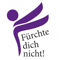 Engelemblemt mit Schritfzug: Fürchte Dich nicht!