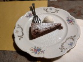 Teller mit Kuchen Teller mit Kuchen