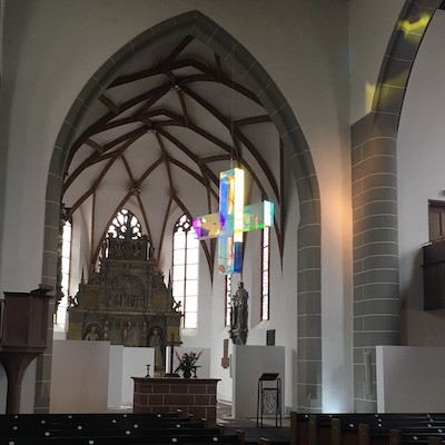 Lichtkreuz von Ludger Hinse