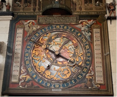 Astronomische Uhr im Dom von Münster Astronomische Uhr im Dom von Münster
