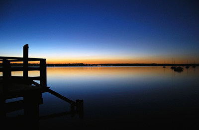 Blaue Stunde am Ammersee