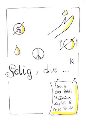 Symbole der Inhalte der Seligpreisungen Symbole der Inhalte der Seligpreisungen