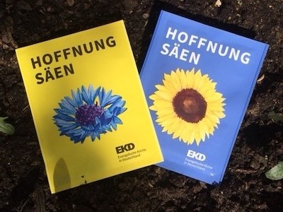 Titel der EKD-Broschüre Hoffnung säen