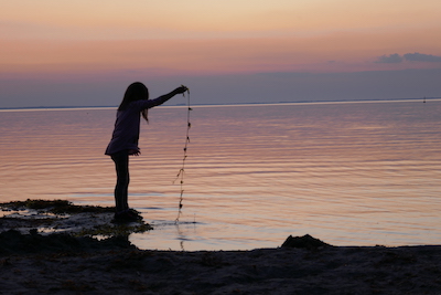 Sonnenuntergang an einem See