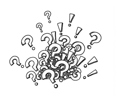 Frage- und Ausrufezeichen